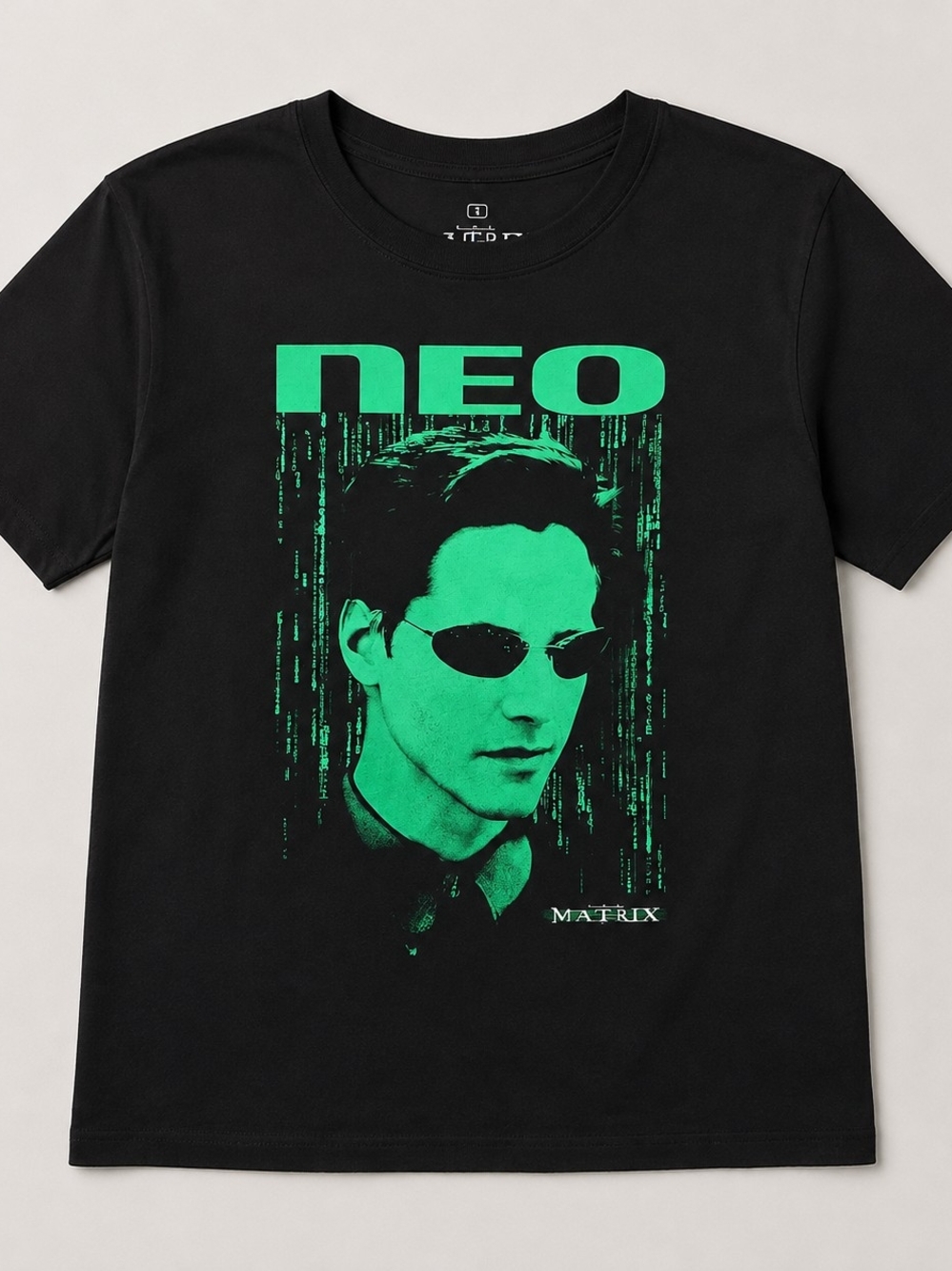 Torrid Black Tee Neon Green Neo Portrait